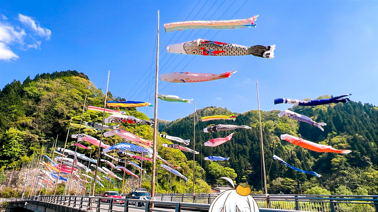 2025年　5月5日「日野川のこいのぼり」